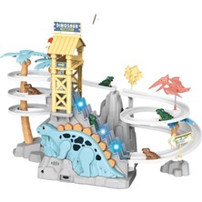 Merdiven Tırmanma Ses ve Işık Elektrikli Merdiven Oyuncak Küçük Dinozor Parça Sürgülü Eğitici Oyuncak (Yurt Dışından)