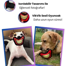 Havhav Cadılar Bayramı Temalı Peluş Joker Ağızı Köpek Oyuncağı Isırılan Köpek Aksesuarı