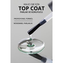 Momo Professional 14 ml Top Coat  Şeffaf Kalıcı Oje