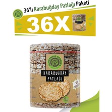 Glutensiz Fabrika Karabuğday Patlağı 36'lı Paket Avantajlı Gıda Paketi Glutensiz Ürün Vegan