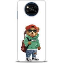 Kılıf Evreni Xiaomi Poco X3 Nfc Kılıf Hd Baskılı Kılıf - Teddy Bear + 9h Nano Ekran Koruyucu