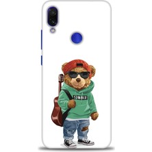 Kılıf Evreni Xiaomi Redmi Note 7 Kılıf Hd Baskılı Kılıf - Teddy Bear + 9h Nano Ekran Koruyucu