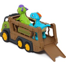 Dino Troops Kids Pachycephalosaurus & Raptor Figür ve Taşımacı Kamyon