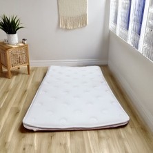 Relax Bedding Smart Kuştüyü Yatak Pedi, Topper, Nefes Alan Pamuk Örme Kumaşlı 140 X 190 Cm.