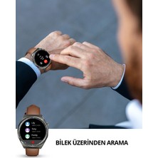 Aukey SW-2U-GY Akıllı Saat 3.6cm Amoled Ekran ve 15 Gün Pil Ömrü IP68 Gri