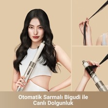 Dreame Air Style RLS3L Saç Şekillendirici 5in1 Gold Titanium Hızlı Kurutma aparatlı