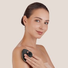 Geske Metal Detaylı Yumuşak Silikonlu Vücut Temizleme Fırçası | Body Brush