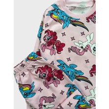 Aliş Kids Kız Çocuk Pamuklu Pembe Unıcorn Desenli Uzun Kollu Mevsimlik Pijama Takımı