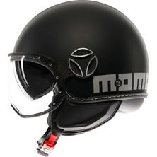 Momo Design Momo Kask/fgtr Evo Momodesıgn Mono Matt Blak Sılver