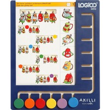 Logiko Mini - Akılllı Düğmeler 4-6 Yaş 6 Kitapçık+Çerçeve