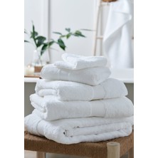 The White Company Lüks Mısır Pamuğu Havlu - Süper Yumuşak Su Emici, Makinede Yıkanabilir