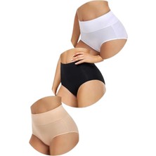 Uniquetrenders Kadın Dikişsiz Karın Toparlayıcı Slip Külot Korse 3'lü Set