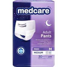 Medcare Maxi Emici Külot - Yetişkin Hasta Bezi - Medium Beden - 8 Damla - 30'lu Paket