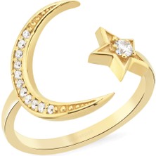 Altın Ayyıldızlı Yüzük