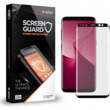 Dafoni Samsung Galaxy S8 Tempered Glass Premium Curve Siyah Cam Ekran Koruyucu