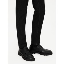 Cacharel Erkek Siyah Eva Taban %100 Deri Smart Casual Ayakkabı 50295678-VR046