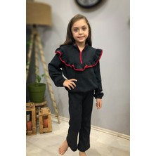 Pisi Pisi Kids Wear Premium Kalite Pamuklu Kız Çocuk Ispanyol Alt Üst Takım