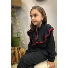 Pisi Pisi Kids Wear Premium Kalite Pamuklu Kız Çocuk Ispanyol Alt Üst Takım