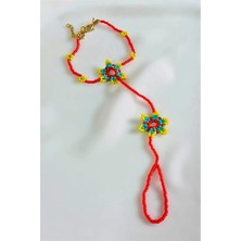 Petek Aksesuar Boncuk Oya El Yapımı Çiçek Şahmeran