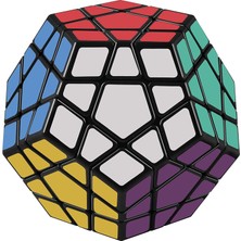 PEACH23 Saytay D-Fantix Shengshou Megaminx Hız Küp 3x3 Dodecahedron Altıgen Bulmaca Oyuncak Siyah ST-001 (Yurt Dışından)