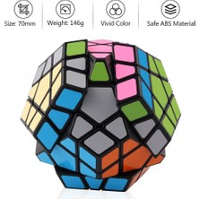 PEACH23 Saytay D-Fantix Shengshou Megaminx Hız Küp 3x3 Dodecahedron Altıgen Bulmaca Oyuncak Siyah ST-001 (Yurt Dışından)