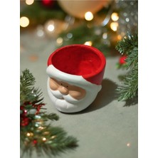 2 Li Set Noel Baba Figürü El Yapımı Sunumluk Biblo