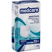 Medcare Classic Emici Külot - Yetişkin Hasta Bezi - 5,5 Damla - Medium Beden - 30'lu Paket