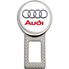 Şenyıldız Aksesuar Audi Uyumlu Ikaz Ses Susturucu Metal Kemerr Toka 2 Adet Çift Yönlüdür