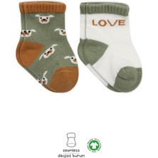 Nessiworld Bistyle Love Dog Penye Soket Çorap 2'li BS10118 Nil