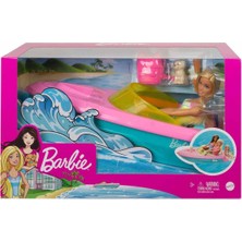 Barbie Bebek ve Teknesi Oyun Seti Doll And Boat 3+ Sarışın Model Bebek Oyuncak