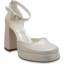 Beety 725 24KA Kadın Abiye Ayakkabı Sedef