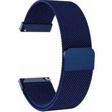 Huawei Watch Gt2 Pro ile Uyumlu Kordon 22 mm Metal Hasır Kordon