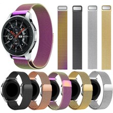 Huawei Watch Gt 5 Pro 46MM ile Uyumlu Kordon 22 mm Metal Hasır Kordon