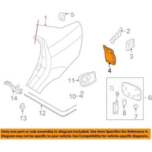 Bsg Çamurluk Davlumbazı Arka Sol Opel Aveo T250/T255 Bm 06- (Oem No: 96648674)