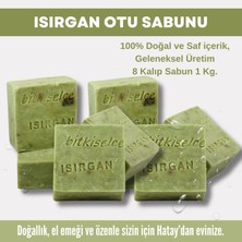 Bitkiselce Saf ve Doğal Içeriklerle Isırgan Otu Sabunu  950 gr (8 Kalıp)