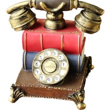 Öğrenci Vintage Vintage Telefon, Kafe, Dükkan, Restoran, Pencere Süsleri, Dekoratif Model (Yurt Dışından)