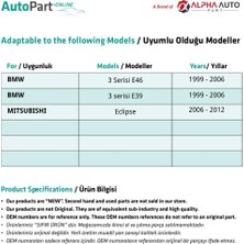 Alpha Auto Part Bmw 3 Serisi E46-E39 Için Sunroof Güneşlik El Tutamağı-Koyu Bej