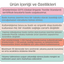 Outdoor One Organik Pamuk Ilk Dişim Çıktı Peri Baskılı Bebek Body Badi Çıtçıtlı Zıbın ZBN113