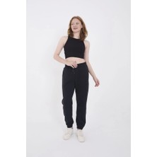Civetta Üç Iplik Basic Lastikli Eşofman Pantolon - Lacivert