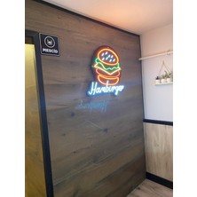 Disa Neon LED Tabela İşletmelere Özel -Hamburger