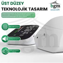 BGM Tansiyon Aleti Türkçe Konuşan Dijital Otomatik Hafızalı Koldan Ölçer Tansiyon Aleti