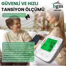 BGM Tansiyon Aleti Yüksek Kalite Otomatik Koldan Ölçer Hafızalı Tansiyon Aleti