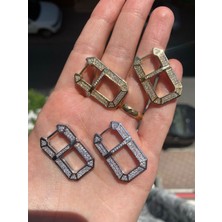 Nice Boutique Taşlı Marka Model Tasarım Serenay Küpe