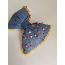 Bivalvia Accessories Boncuk Işlemeli Fiyonk Toka