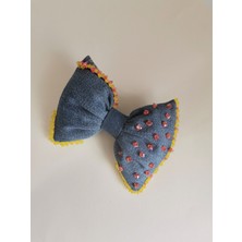 Bivalvia Accessories Boncuk Işlemeli Fiyonk Toka
