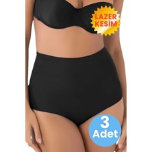 Uniquetrenders Kadın Lazer Kesim   ve Toparlayıcı  Slip Külot Korse 3'lü Set