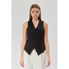 Bolivente Kadın Regular V yaka Düğmeli Yelek