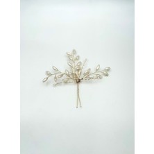 Pearly Handmade Inci Kristal Firkete Topuz Tokası
