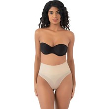 Uniquetrenders Kadın Dikişsiz Alt Karın Toparlayıcı String Külot Korse 3'lü Set