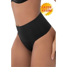 Uniquetrenders Kadın Lazer Kesim Karın Toparlayıcı ve  String Korse